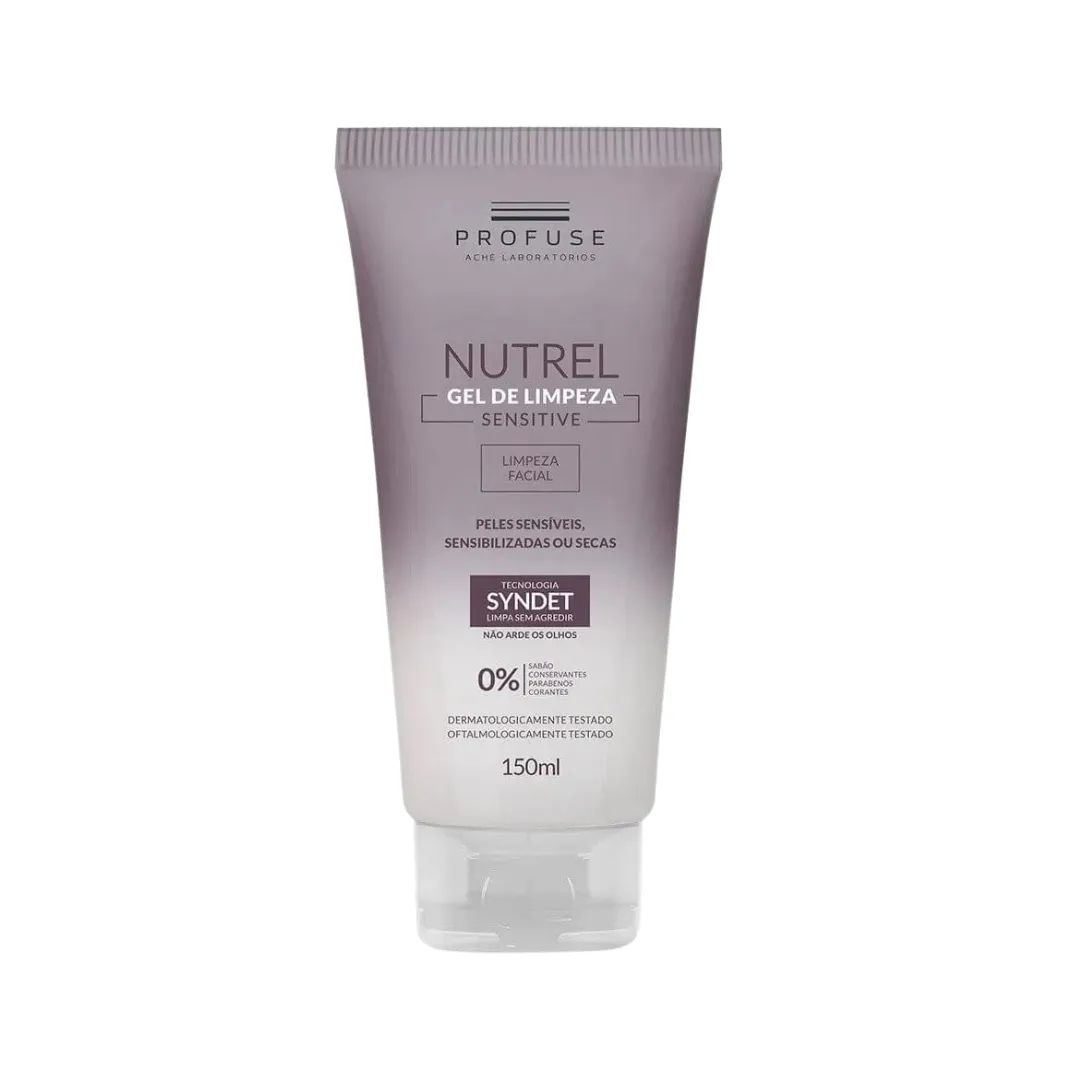 Gel Limpeza Facial Profuse Nutrel Sensitive Pele Sensível Dia/Noite 150g